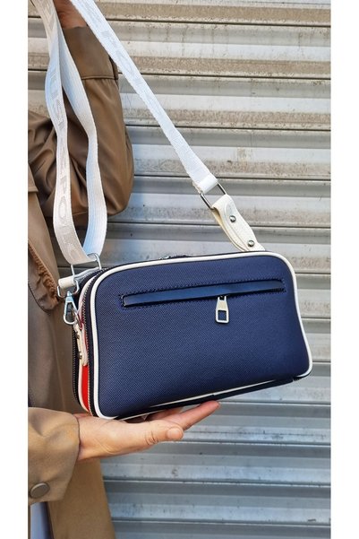 Just Polo Women's Stone-Colored 5-Compartment Shoulder Bag