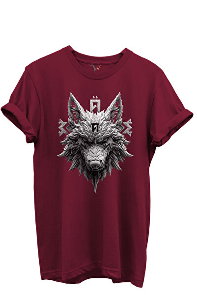 WİDİ Kurt and Turk Special Collection Series-5 Design Printed 100% Cotton T-Shirt