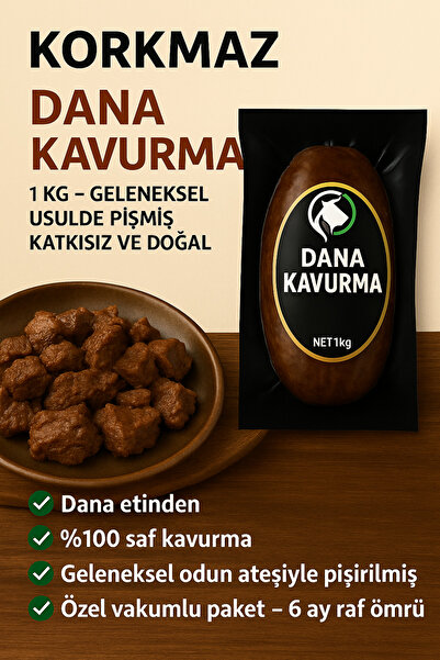 Korkmaz Besicilik %100 Dana Dilimli Kavurma 1KG