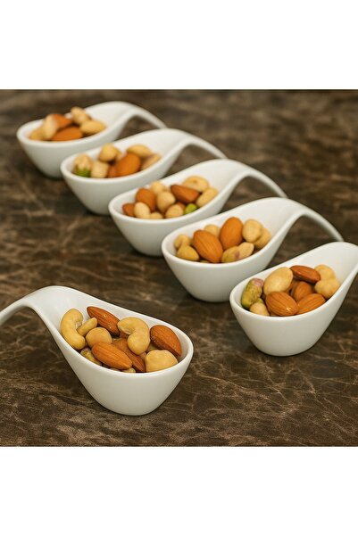 Dania Libbey Set of 6 Porcelain White Serving Plates