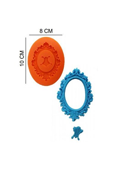 Pastaland ŞEKER HAMUR KALIBI SİLİKON ÇERÇEVE 8*10 CM