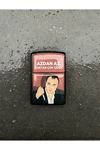 Duftpalm Kurtlar Vadisi Azdan Az Çoktan Çok Gider Tasarımlı Benzinli Siyah Ça...