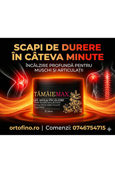 Ortofino Pachet 3x Gel Terapeutic Tamaie Max – Spondiloză cervicală și lombară