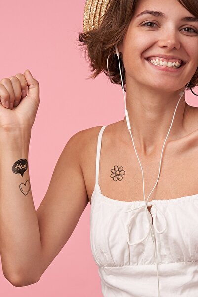 Artikel Minimal Geçici Dövme,geçici Tattoo ,vücut Dövme,kol Bilek Dövme,boyun...