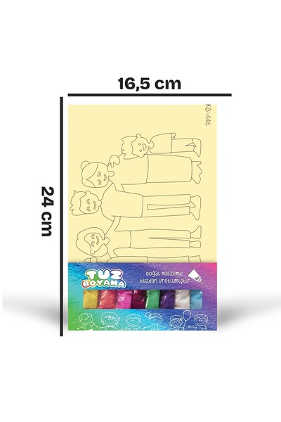 Artikel Ramazan Bayramı -2 Tuz Boyama, Eğitici Aktivite, Kum Boyama Oyunu