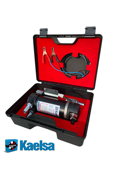 Kaelsa Profesyonel 12V Mazot ve Yağ Aktarma Pompası - 40 Lt/Dk Yüksek Emiş Gücü (Çantalı Set)
