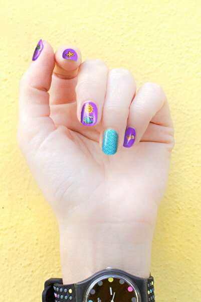 Artikel Summer Tırnak Dövmesi, Tırnak Tattoo, Nail Art, Tırnak Sticker
