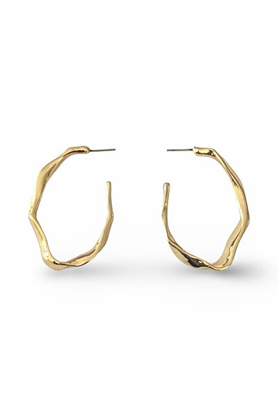 DEMOKAN Women's Earrings Aesthetic Cut Out Hoop Design Earrings