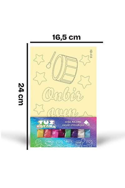 Artikel On Bir Ayın Sultanı Tuz Boyama, Eğitici Aktivite, Kum Boyama Oyunu