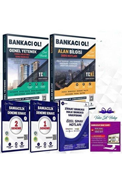 Liyakat Yayınları BANKACI OL EFSANE SINAV SETİ - ALAN BİLGİSİ + GENEL YETENEK...