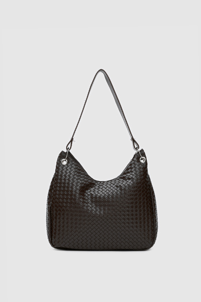 GUONN حقيبة كتف نيرفو المضفرة