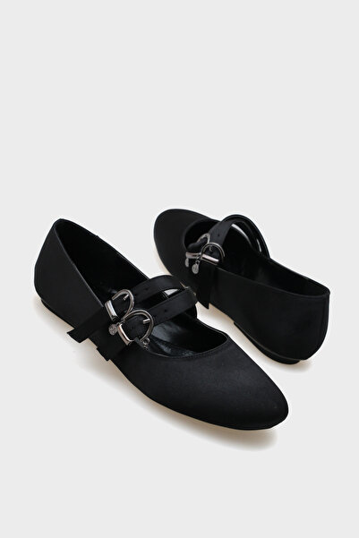 Capone Outfitters Azalea baleríny s dvojitou pruhovanou přezkou