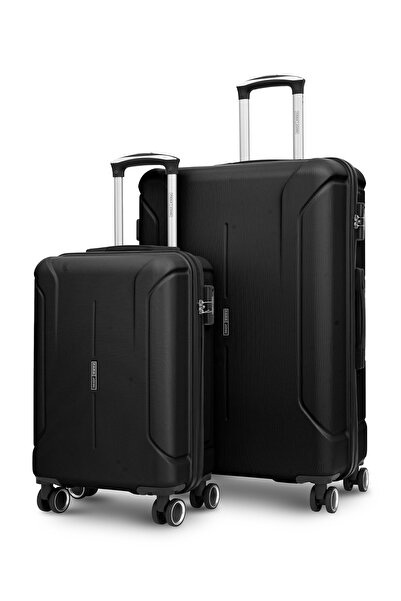 PARAJOHN Spectrum 2-piece Luggage Set Abs Hard Shell Check-in Trolley Bag With 360° Spinner Wheels & Tsa Lock