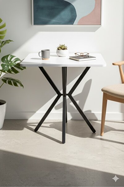 HOLLKA Cafe Masası Iki Kişilik Yemek Masası Mutfak Masası 70CM