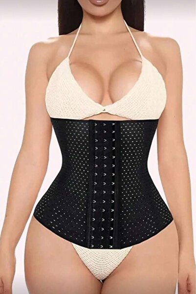 FİT WOMEN Γυναικείος Μαύρος Κορσές Μητρότητας μετά τον τοκετό