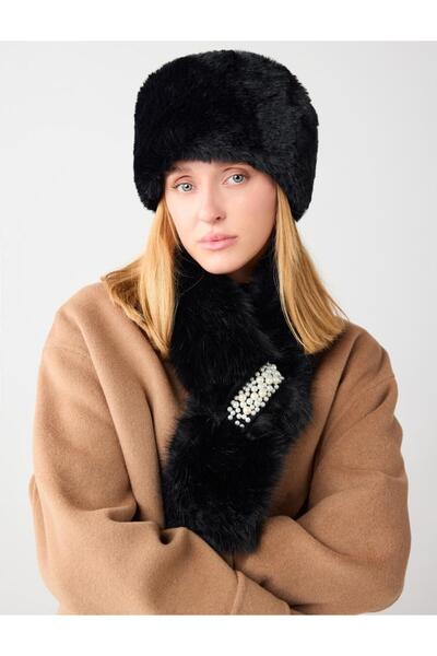 Jimmy Key Μαύρο βελούδινο καπέλο καρφίτσα