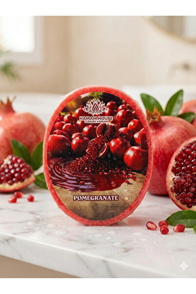 HAMAM HOUSE TURKISH HAMAM Natural Sponge Soap with Nar Extract
