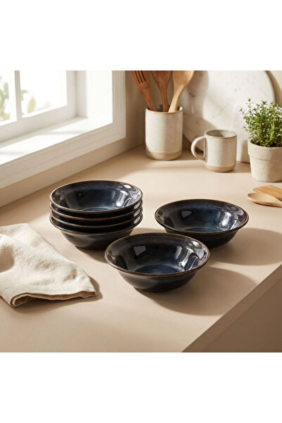 Güral Porselen Valeron 6 Pieces 15 cm Soup Bowl Reactive Oasis Vr 1131