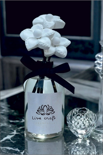 LİNECRAFT Dekoratif 100 ml japon Kirazı Çiçekli Bambu Çubuklu japon Kirazı Od...