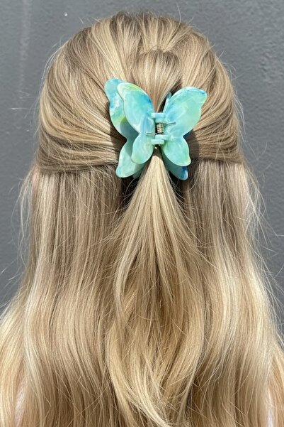 CAŞ DEKORASYON Туркуазний колір Метелик Застібка