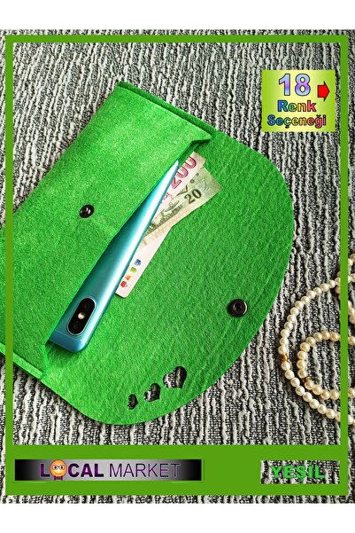 LOCAL MARKET Wallet Double Compartment, Stylish Design, Snap Closure Hand Wallet, Mobile Phone Bag