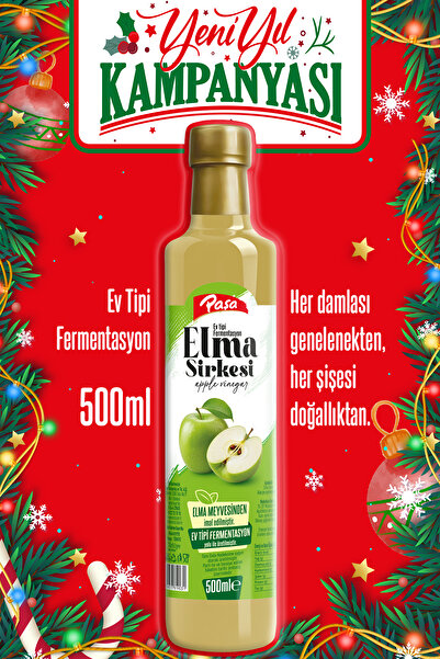 Paşa Kuruyemiş Elma Sirkesi 500 ml