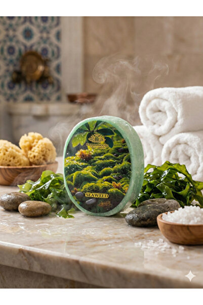 HAMAM HOUSE TURKISH HAMAM صابون إسفنجي طبيعي بخلاصة الأعشاب البحرية