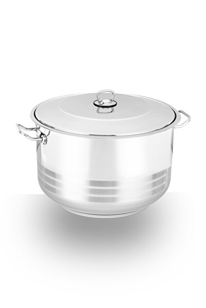 Hascevher Gastro 30x20 cm Steel Pot with Lid and Handle Detail