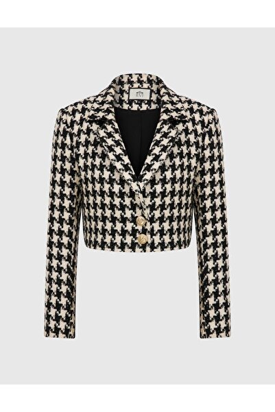 İLVİ Aspendos Kadın Siyah Ceket