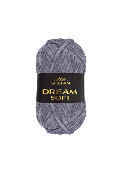 Sultan Dream Soft 909 Koyu Gri Kadife İp 100Gr 1 Adet