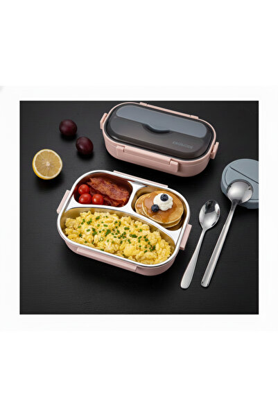 Tomurcukhome Yemek Kutusu Öğrenciler Için Yüksek Kaliteli Paslanmaz Çelik Pem...