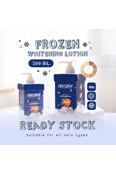 Frozen 2-in-1 Whitening & Moisturizing Lotion enriched with Vitamin C & E (200 ml)