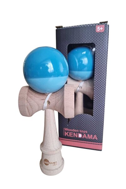 OEM Kendama USA premium albastru​​/blue lucios ,18 cm perfectă pentru trucuri!