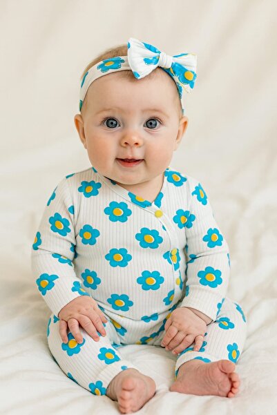 bebekyol Daisy Patterned 2-Piece Baby Set