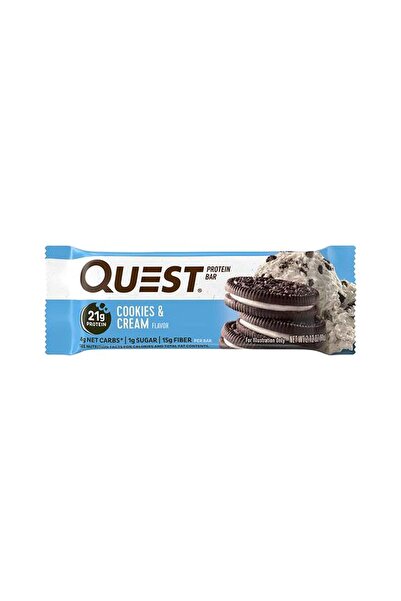 Quest لوح بروتين بنكهة الكوكيز والكريمة - 60 غرام