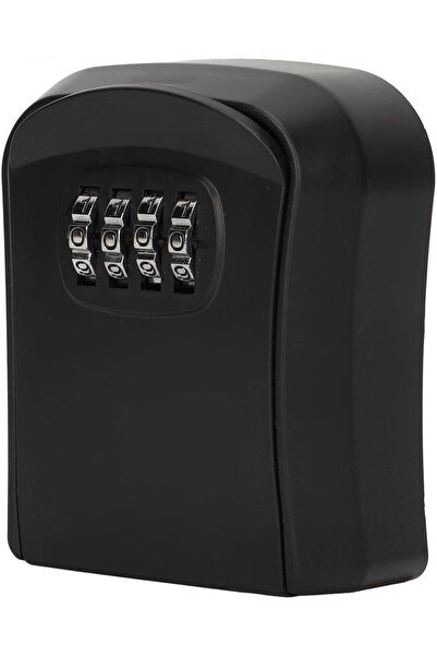 usin 4 Hane Şifreli Sert Plastik Dış Mekan Su Geçirmez Anahtar Saklama Gizleme Dolabı Kutusu Kasası