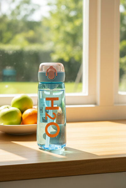 Tohana Polycarbonate Detox Flask 660 ML Turquoise Color