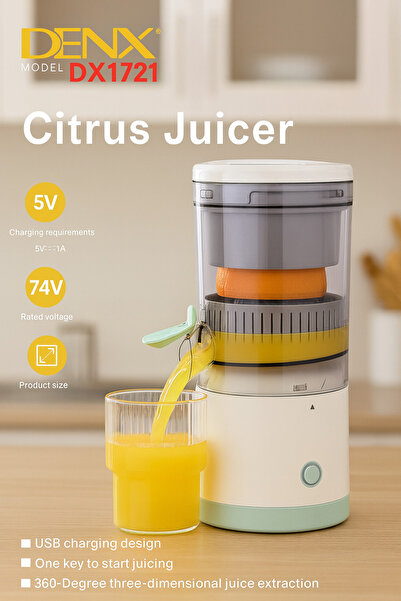 genaric N Electric Citrus Juicer - Portable Lemon & Orange Extractor