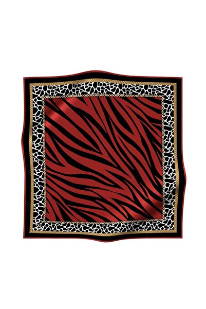 VİOLLA Eșarfă Twill Damă Roșu Claret 90x90