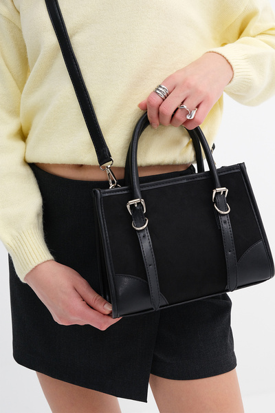 Addax Suede Hand and Shoulder Bag Ç31