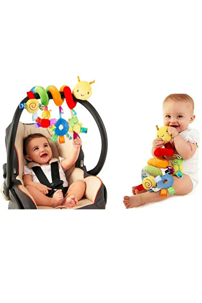Choice Yellow Cute Activity Musical Spiral Crib Stroller Car Seat Travel Hang...