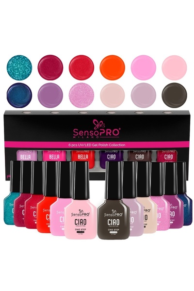 SensoPRO Milano Set de 12 oje semipermanente CIAO într-un singur pas, Spectacular Grace