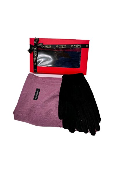 velve Cadou Secret pentru femei, cu Esarfa lunga Belladona tip Sal si manusi ...