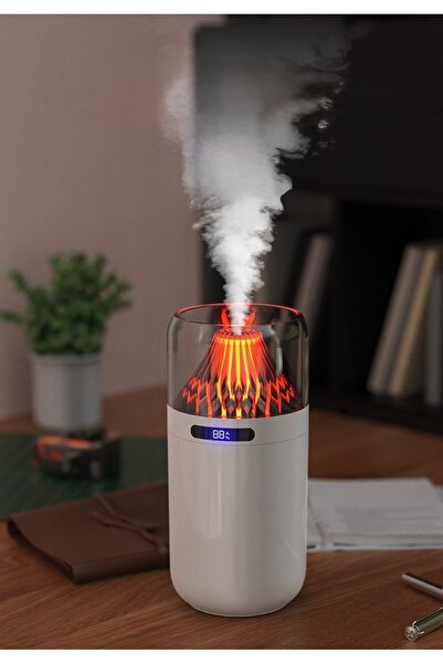AVİGO LED Işıklı Hava Nemlendirici Aromatik Buharlı Oda Kokusu Difüzörü Ultra...