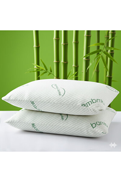 POOLY 1200 GRAM Bamboo yastık 50x70 visco Bamboo Yastık 2'li paket Çift kişilik bambu Ortopedik yastık