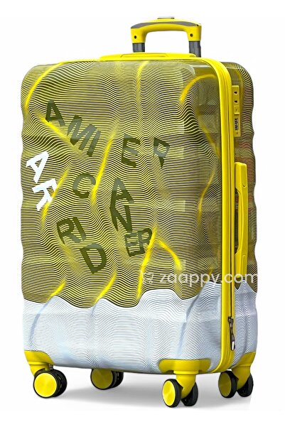 ZAAPPY غلاف صلب من البولي كربونات مطبوع ملون 28 بوصة (30-35 كجم) خفيف الوزن، ...