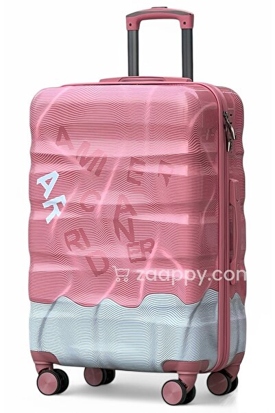 ZAAPPY غلاف صلب من البولي كربونات مطبوع ملون مقاس 24 بوصة (20-25 كجم) خفيف ال...