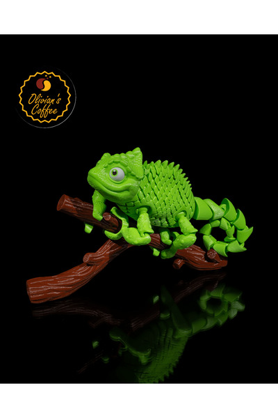 Olivians Coffee Olivian's Flex-Esnek Büyük Bukalemun (Yeşil)