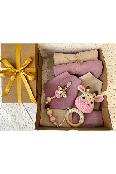 Hubb Yenidoğan bebek hediyelik set Amugurumi örgü set