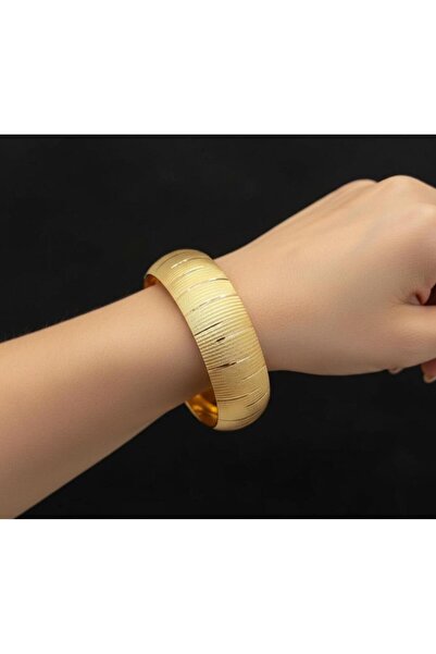 20 gram Klasik Şarnel Bilezik 22 Ayar Altın Yatırımlık Işçiliksiz